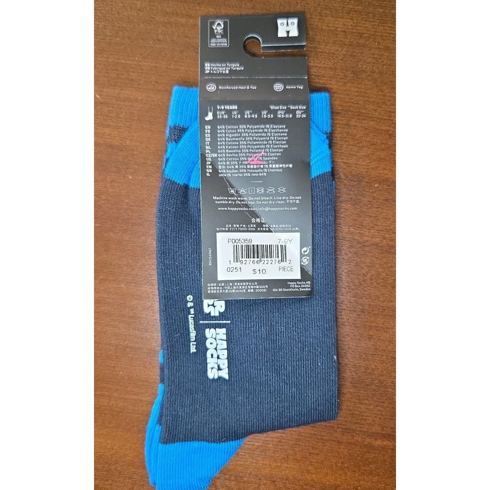 Kids STAR WARS Happy Socks Grogu Mandalorian Sock 7-9 Years NWT - Picture 4 of 6